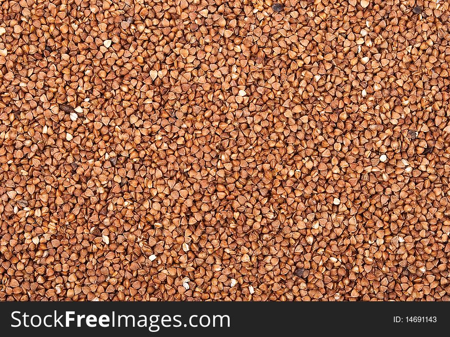 Croup of buckwheat. Background,texture