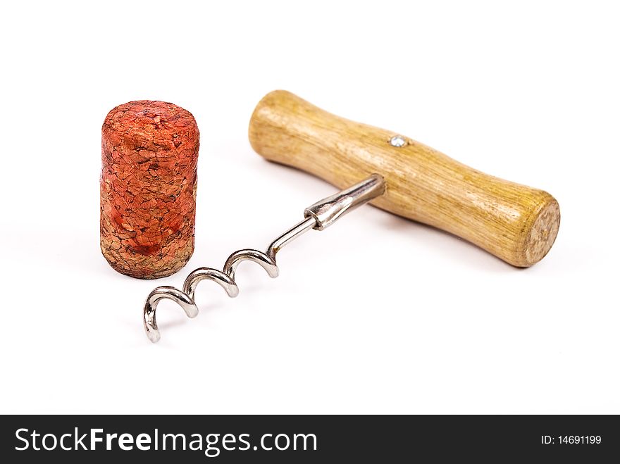 Cork and corkscrew