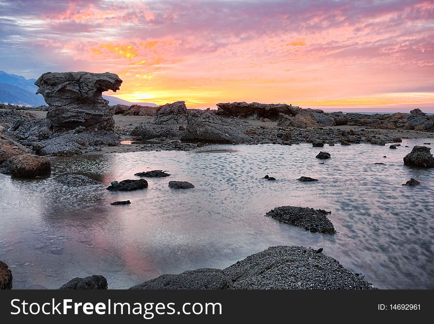 Sunrise At Kostabrava Beach