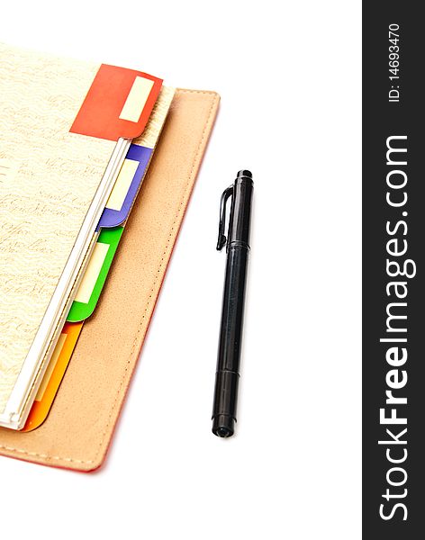 Pen and notepad