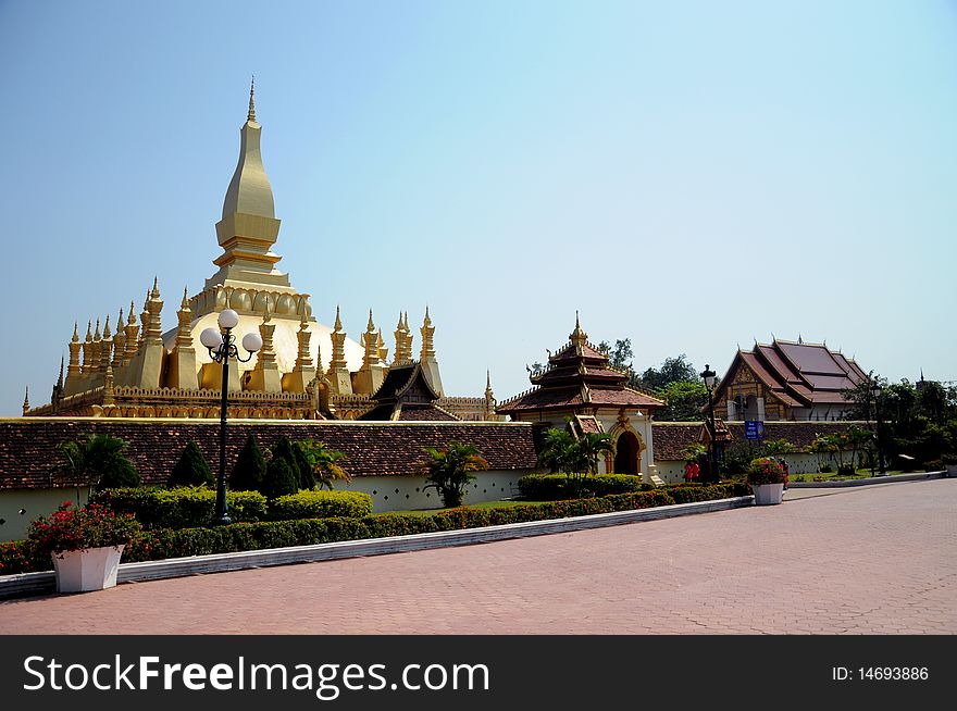 Laos Temple View