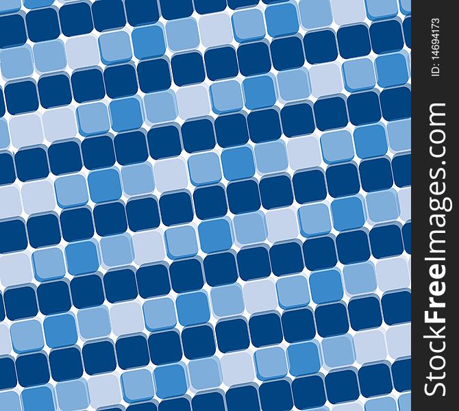 Seamless vector texture with blue tiles. Seamless vector texture with blue tiles