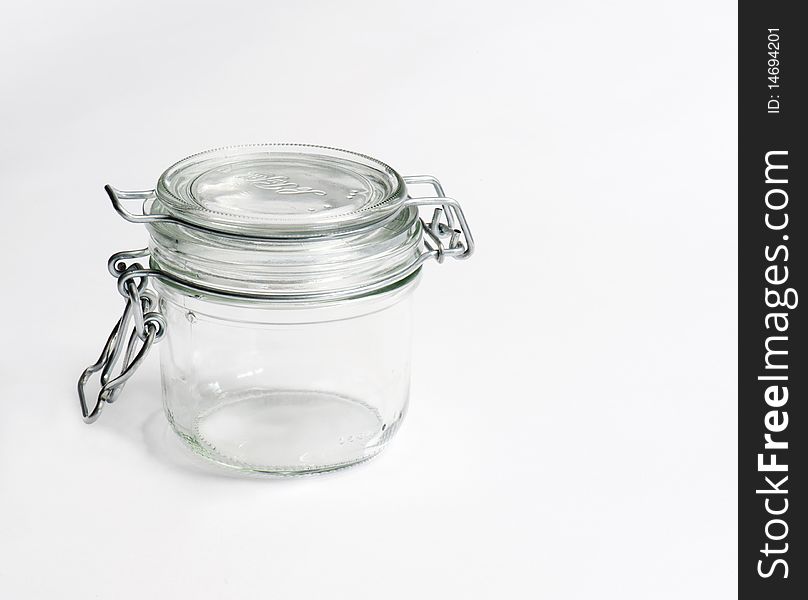 Close-up Of A Preserving Jar. Close-up Of A Preserving Jar