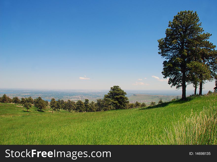 Distant Views from White Ranch,a public space near Denver, CO