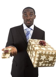 Big Or Small Gift Stock Photography Big Or Small Gift Stock Photography