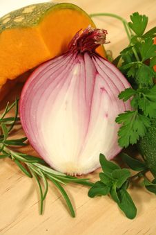 Fresh Herbs And Vegetables Stock Photography Fresh Herbs And Vegetables Stock Photography