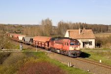 Freight Train Royalty Free Stock Photography Freight Train Royalty Free Stock Photography