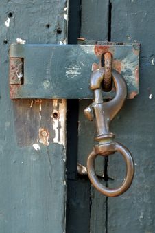 Shed Door Latch Stock Photo Shed Door Latch Stock Photo