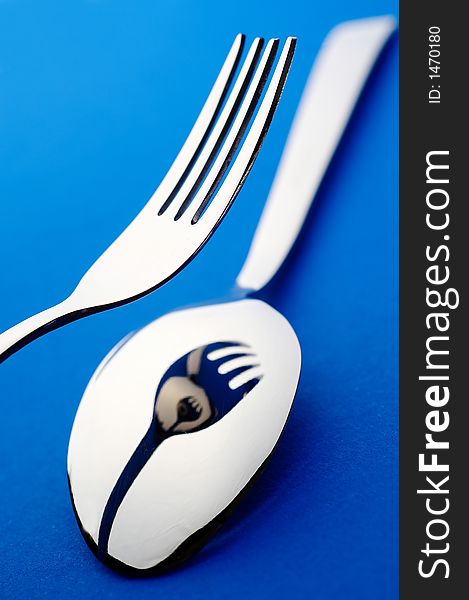 Knife fork and spoon