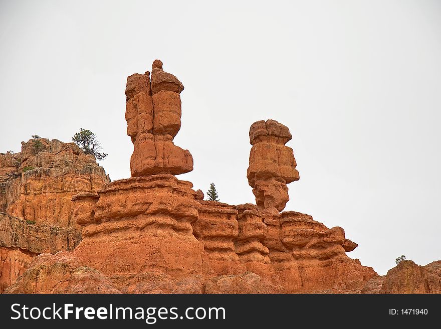 Amphitheater - Bryce Canyon National Park, Utah, USA. Amphitheater - Bryce Canyon National Park, Utah, USA