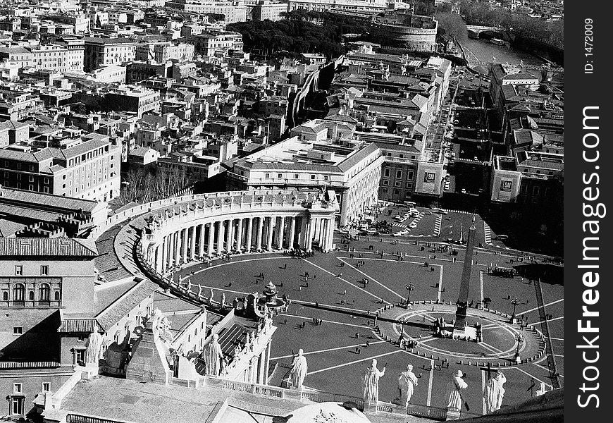 An image of rome taken from on top of the vattacan, taken in Rome 2003. An image of rome taken from on top of the vattacan, taken in Rome 2003.