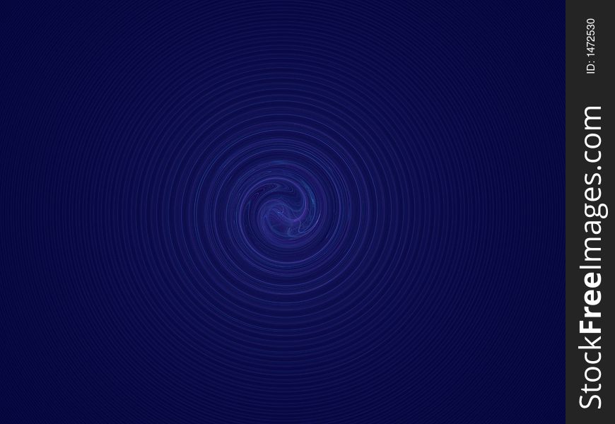 Deep blue spiral