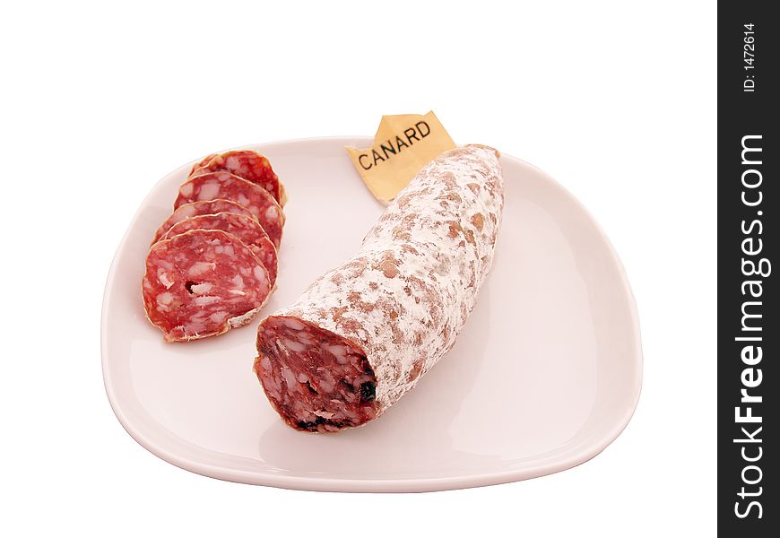 Canard Salami you won't see another photo like this