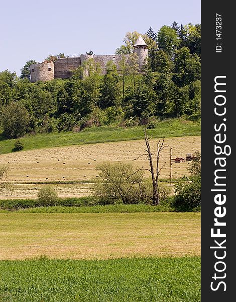 The Old castle in croatia (Castle On River Dobra)