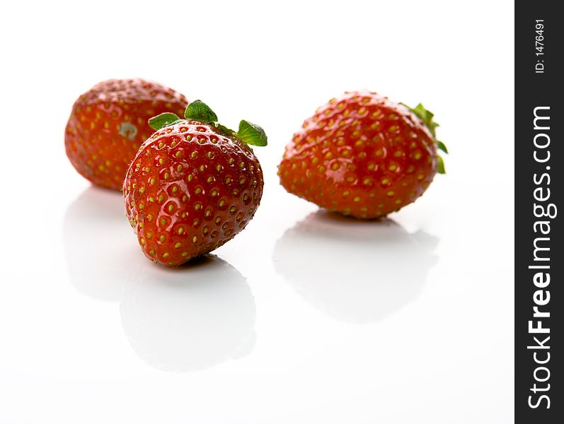 Three Strawberry