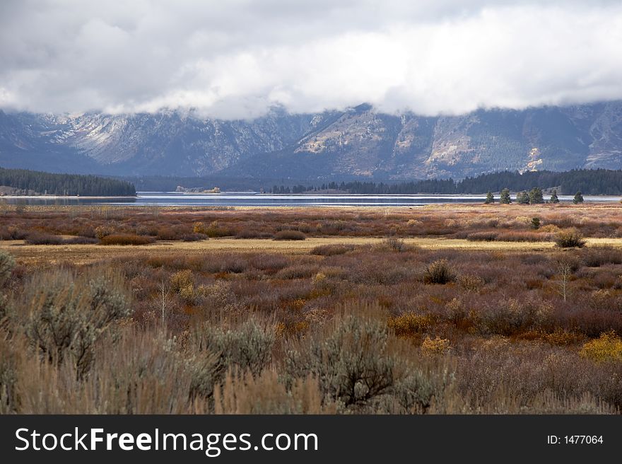 Beautiful landscape in Grand Teton National Park, Wyoming, USA