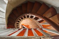 A Wood Spiral Staircase Stock Images A Wood Spiral Staircase Stock Images