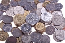 Singapore  Coins Royalty Free Stock Images