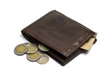 Brown Wallet Royalty Free Stock Photo