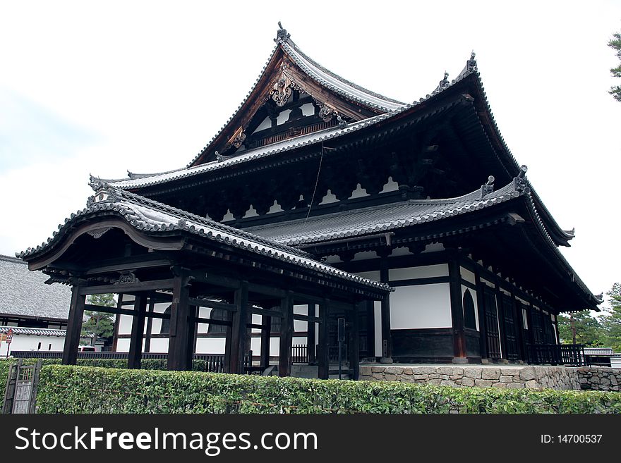 A temple in Myo-shin-ji Kyoto
