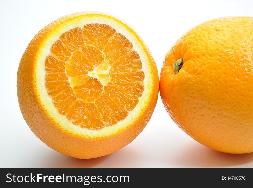 Abstract orange juice on white background. Abstract orange juice on white background