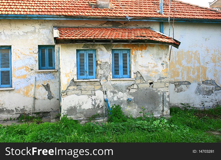 Old house in Limassol, Cyprus.