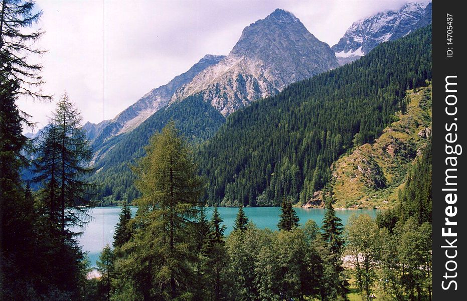 Lake Braies in northern Italy