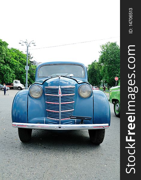 Vintage cars on the street