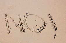Word On Golden Sand Royalty Free Stock Photo Word On Golden Sand Royalty Free Stock Photo