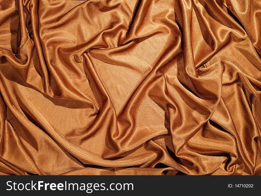 Cloth background in golden color