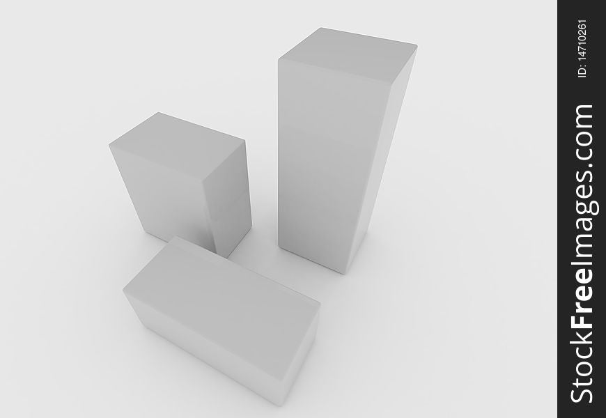 High-res blank boxes isolated. You can fill in your own graphic.