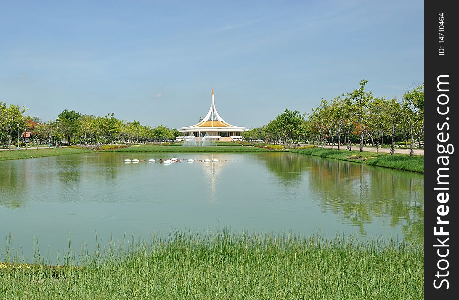 Royal garden at bangkok thailand