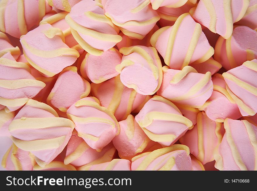 Colourful jelly fruit candies closeup background