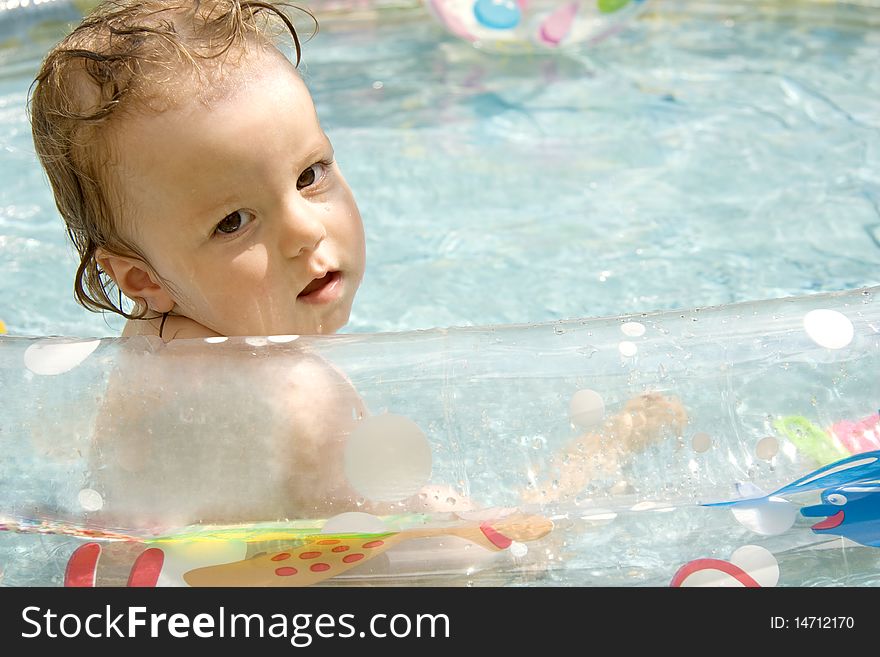 In pool