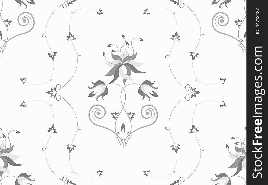 Seamless floral pattern. Can be used as background