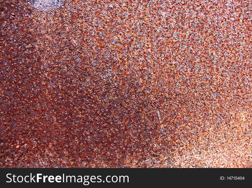 Rusted metal close up view, can be used as texture and background