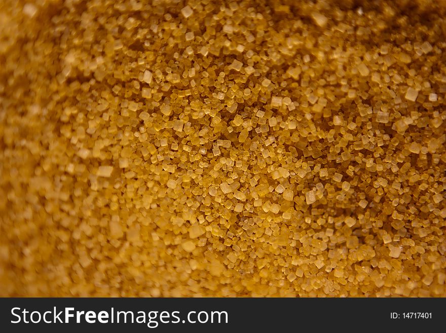 Fine Brown Sugar texture - shallow depth of focus