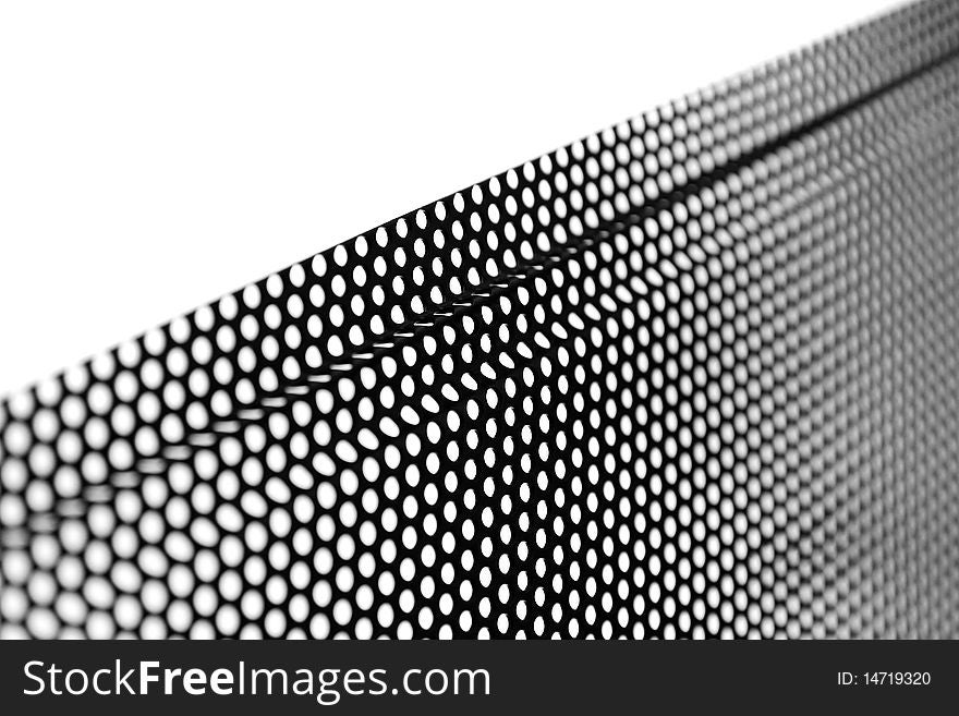 Metal mesh texture with light