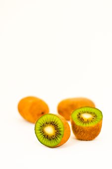 Kiwi Fruits In White Background Royalty Free Stock Photo Kiwi Fruits In White Background Royalty Free Stock Photo
