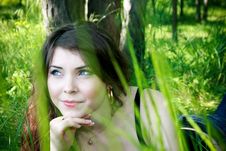 Young Girl In The Grass Stock Photos Young Girl In The Grass Stock Photos