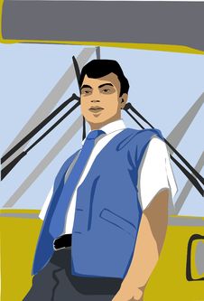 The Bus Driver Stock Photography The Bus Driver Stock Photography