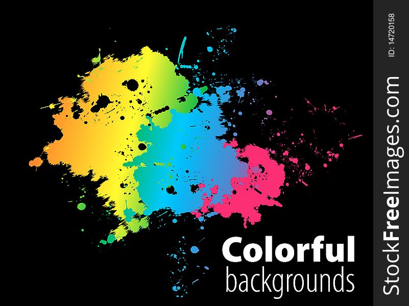 Abstract colorful background for you design