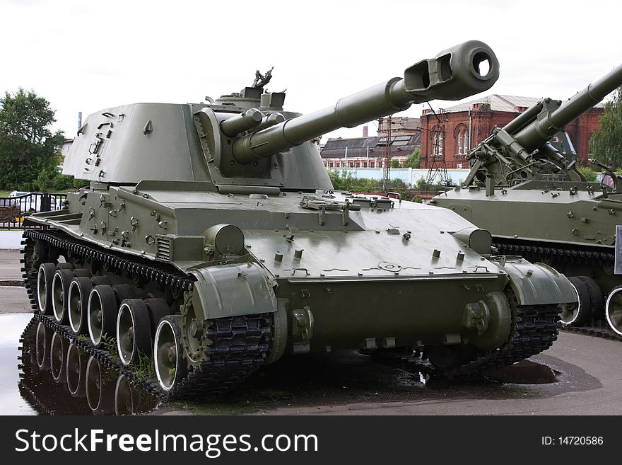 The Soviet military tank of times of the Second World War