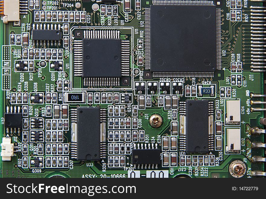 Electronic Circuit Microchip