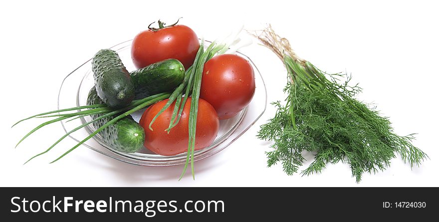 Cucumber And Tomatoes