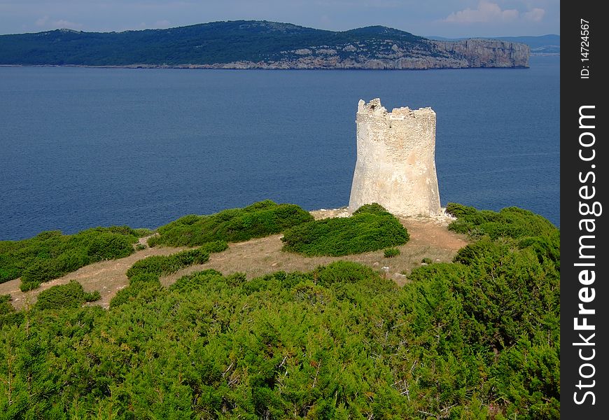 Bay in Torre Porticciciolo with beautiful sea. Bay in Torre Porticciciolo with beautiful sea