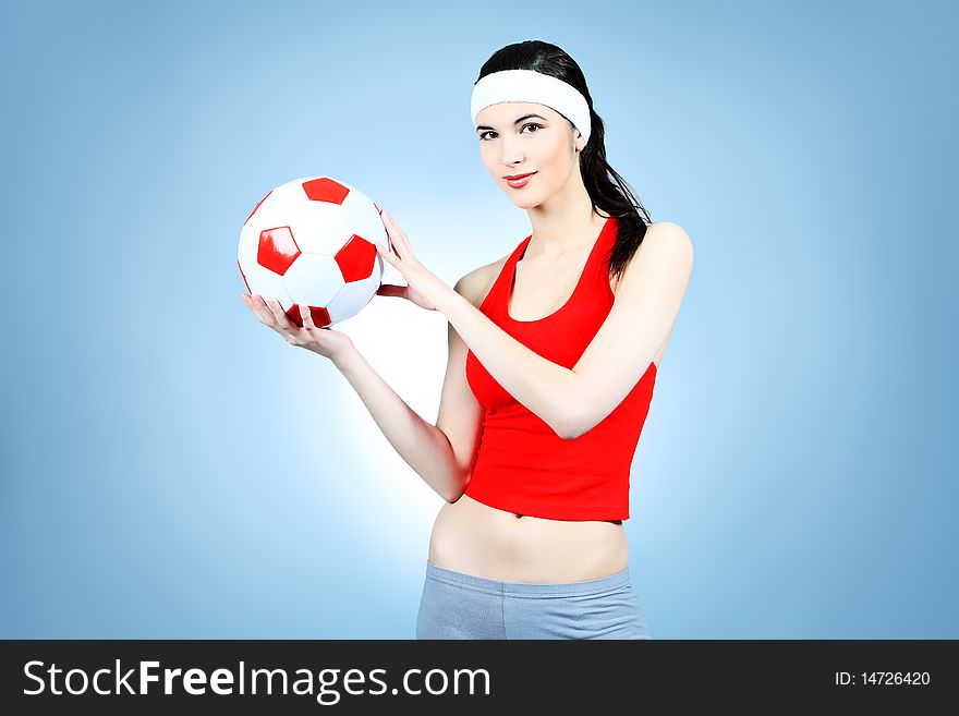 Shot of a sporty young woman. Active lifestyle, wellness, sport. Shot of a sporty young woman. Active lifestyle, wellness, sport.