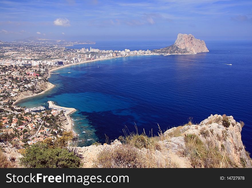 Peñon de Ifach and Calpe Bay - Alicante