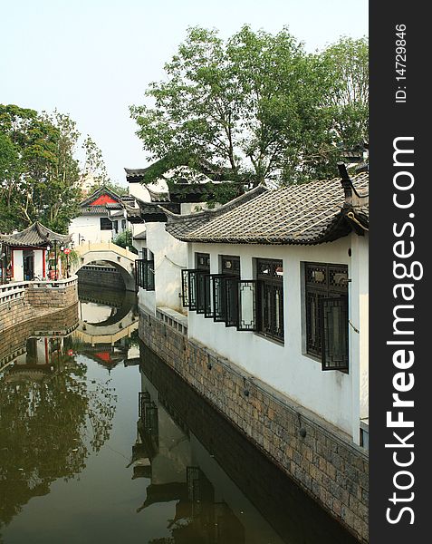 This is a picture of chinese southern architectural. This is a picture of chinese southern architectural.