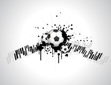 Abstract Football Creative Design Royalty Free Stock Photo